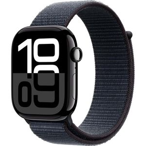 Смарт-годинник Apple Watch Series 10 Gps 42mm Jet Black Aluminum Case w. Ink Sport Loop (MWWG3)