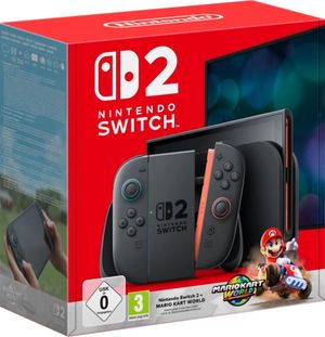 Портативна ігрова приставка Nintendo Switch 2 Black Mario Kart World Bundle (0045496321529)