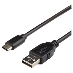 Кабель 1.8m USB Type-C - Type-C, Black