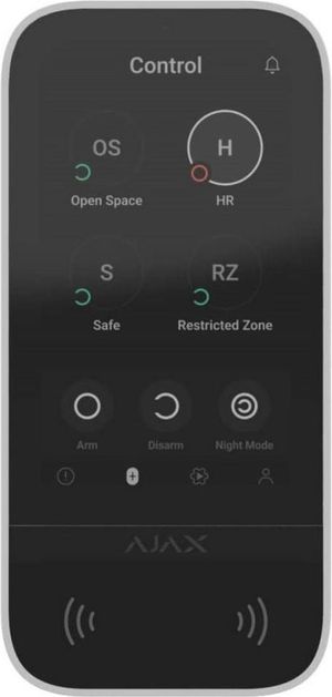 Клавіатура Ajax KeyPad White