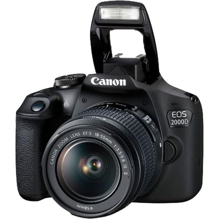 Дзеркальний фотоапарат Canon Eos 2000D kit (18-55mm) IS II (2728C008)