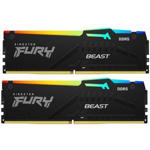 Память для настільних компютерів Kingston Fury 16 gb (2x8gb) DDR5 5200 MHz Beast Rgb (KF552C40BBAK2-16)