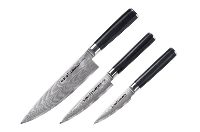 Набір із 3 ножів у подарунковій коробці Samura Damascus (SD-0220)