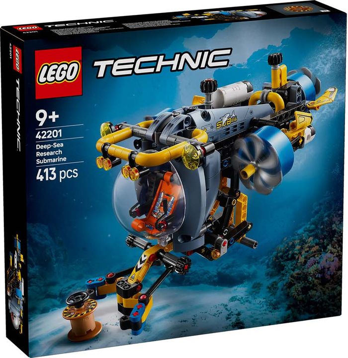 Блоковий конструктор Lego Technic Глибоководний дослідницький підводний човен (42201)
