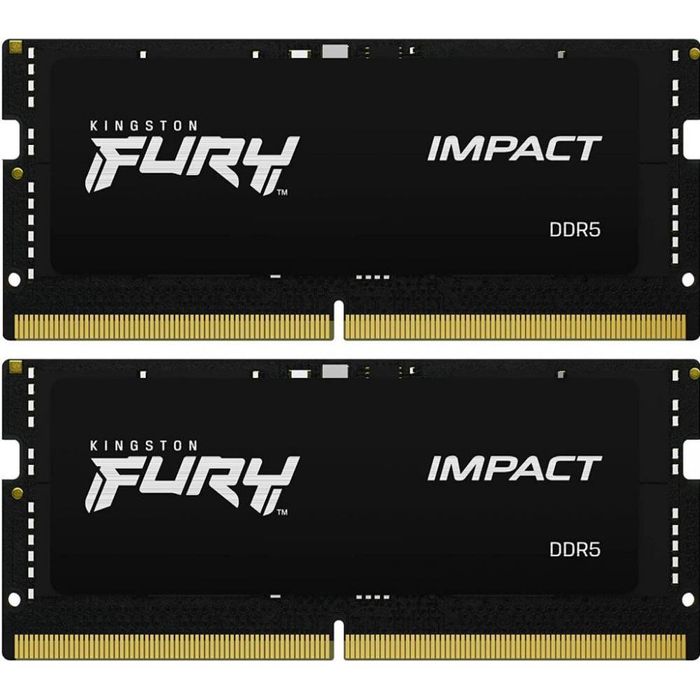 Память для ноутбуків Kingston Fury 32 GB (2x16GB) SO-DIMM DDR5 6000 MHz Impact (KF560S38IBK2-32)