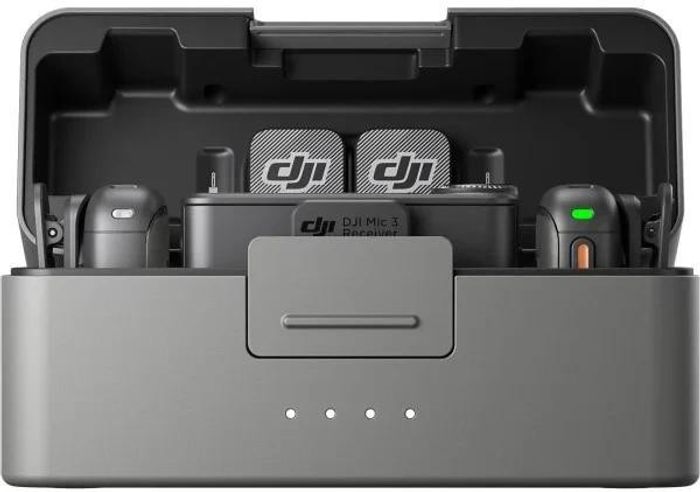 Мікрофонна радіосистема для камери, для смартфона Dji Mic 3 2TX 1RX Charging Case (CP.RN.00000480.01)
