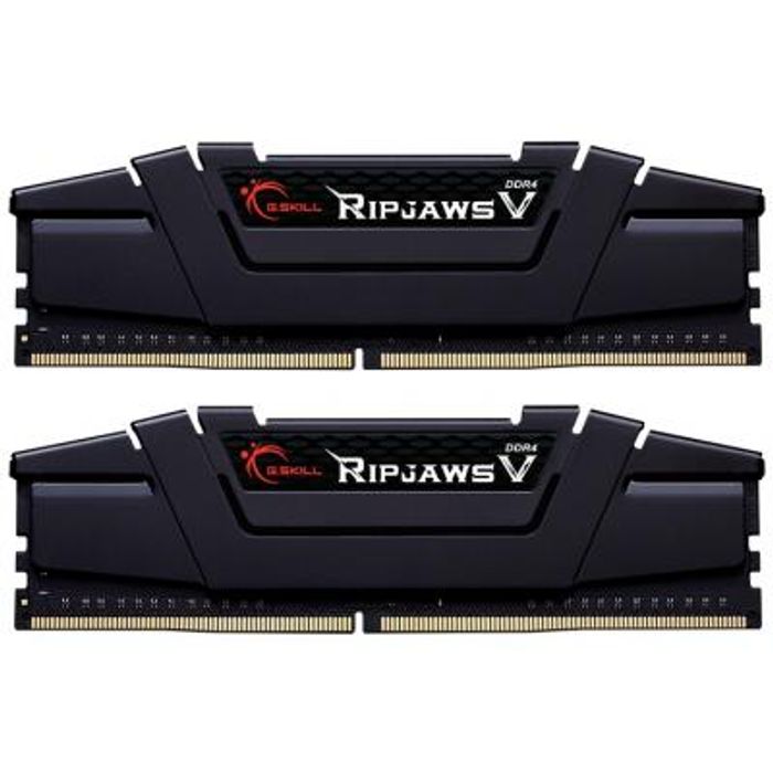 Память для настільних компютерів G.Skill 64 GB (2x32GB) DDR4 3200 MHz Ripjaws V Classic Black (F4-3200C16D-64GVK)