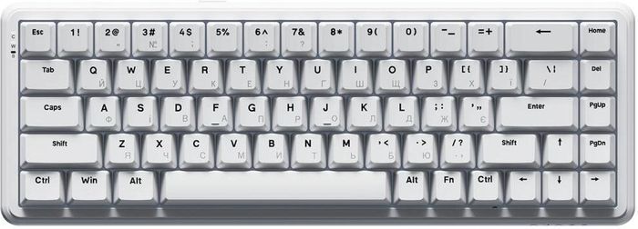 Клавіатура Ajazz AK680 Max Magnetic Switches White (AK680-WM-W-A)