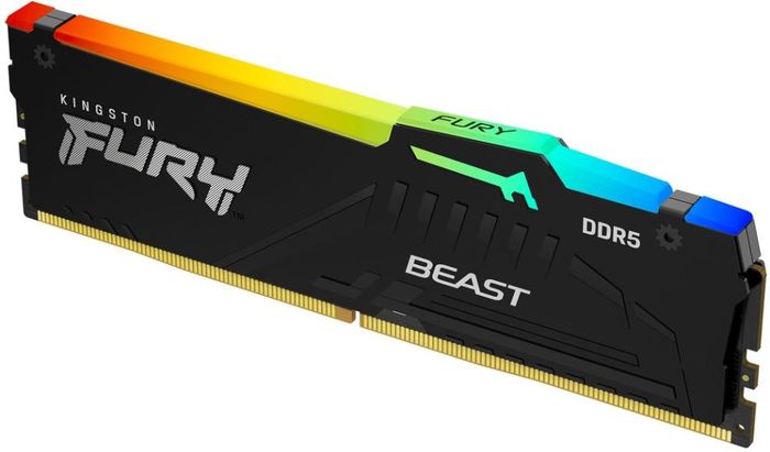 Память для настільних компютерів Kingston Fury 32 gb DDR5 5200 MHz Beast Black Rgb Expo (KF552C40BB2A-32)