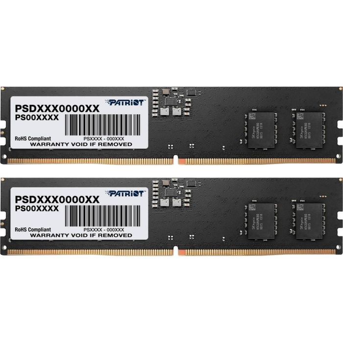 Память для настільних компютерів Patriot 16 GB (2x8GB) DDR5 4800 MHz Signature Line (PSD516G4800K)