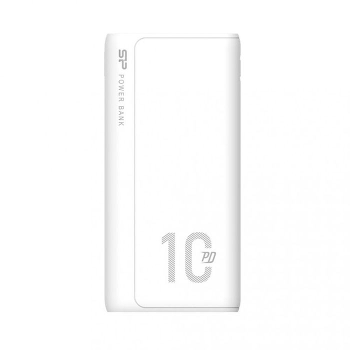 Зовнішній акумулятор (павербанк) Silicon Power QP15 10000mAh White (SP10KMAPBKQP150W)