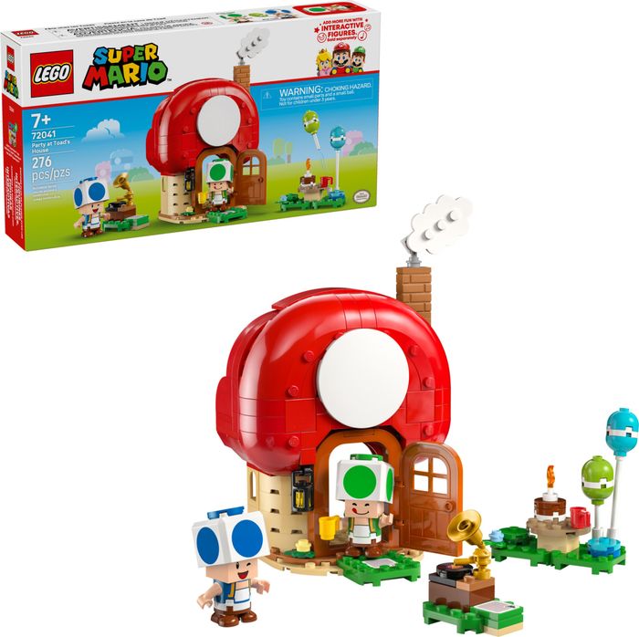 Блоковий конструктор Lego Super Mario Вечірка в будинку Toad (72041)