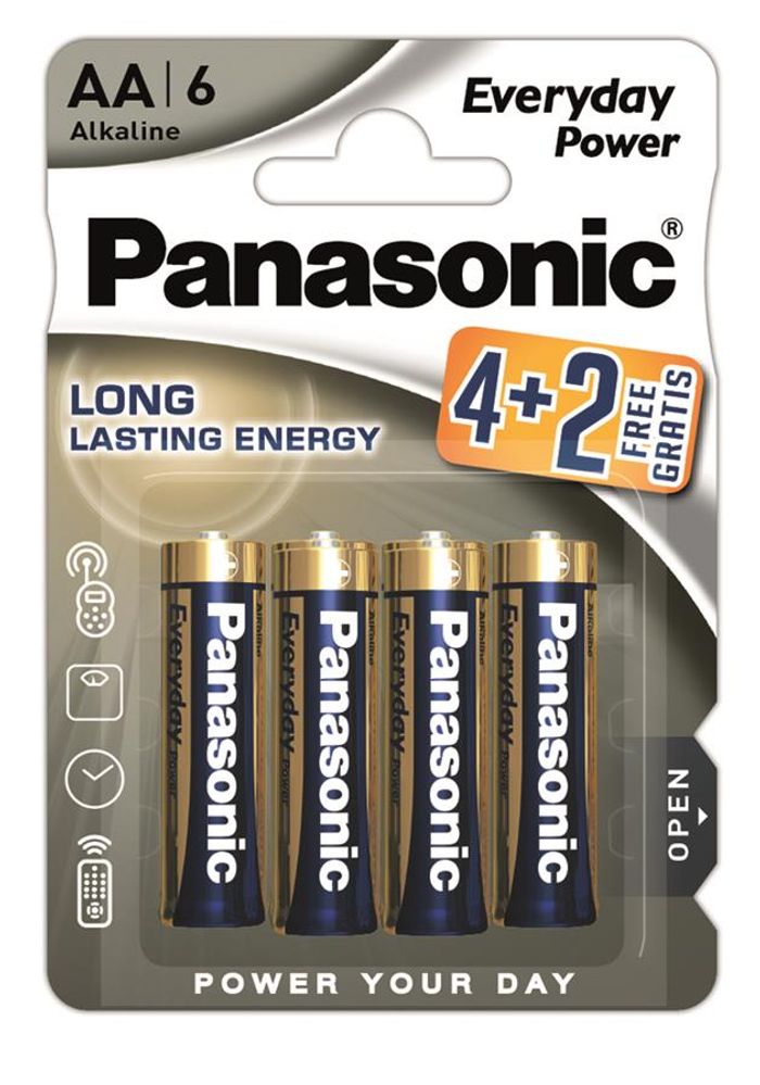 Батарейка Panasonic Everyday Power AA LR06 1x6 шт