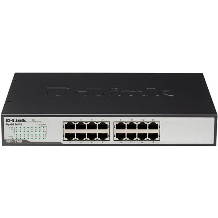 Комутатор некерований D-Link DGS-1016D