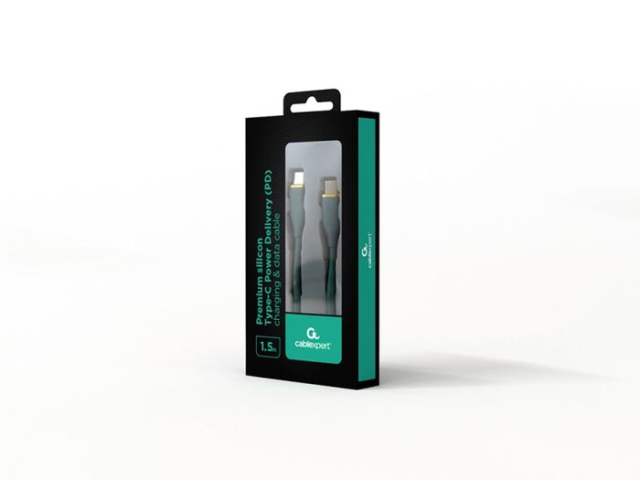 Кабель 1.5m USB 2.0 Type-C/Type-C Cablexpert (CC-USB2S-CMCM-1.5M-G) Grey