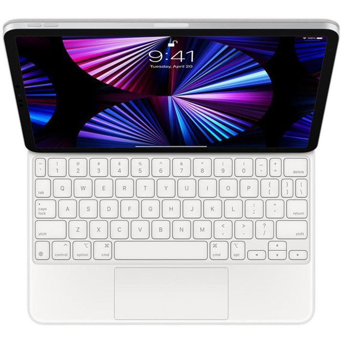 Чохол-клавіатура для планшета Apple Magic Keyboard for iPad Pro 11 3rd gen. and iPad Air 4th gen. - US English - White (MJQJ3)