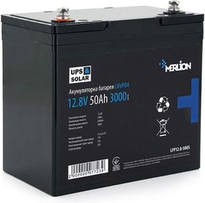 Акумулятор для ДБЖ/інвертора Merlion LiFePO4 12,8V 50Ah (LFP12-50US)