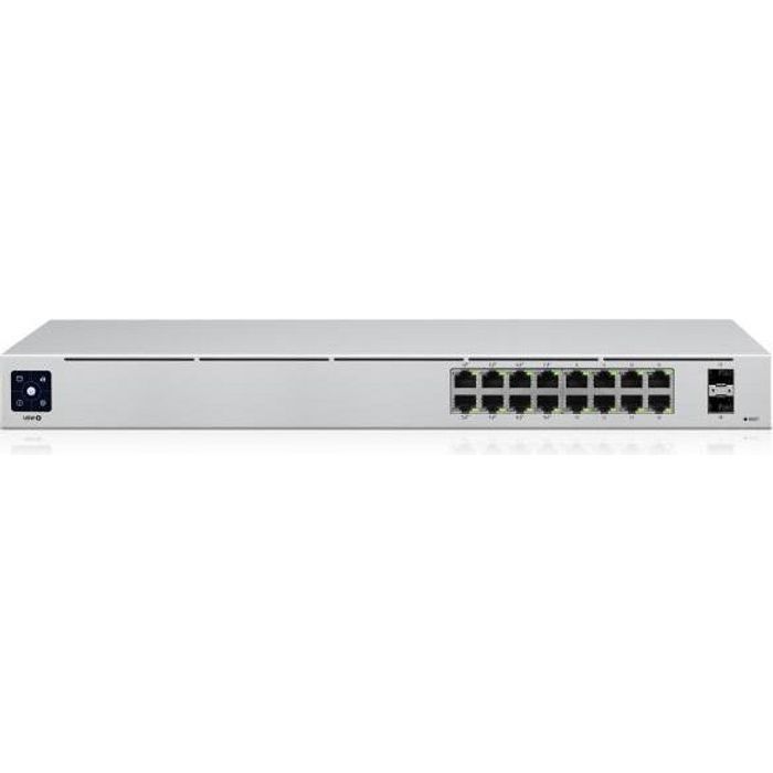 Комутатор керований рівня 2 Ubiquiti USW-16-POE