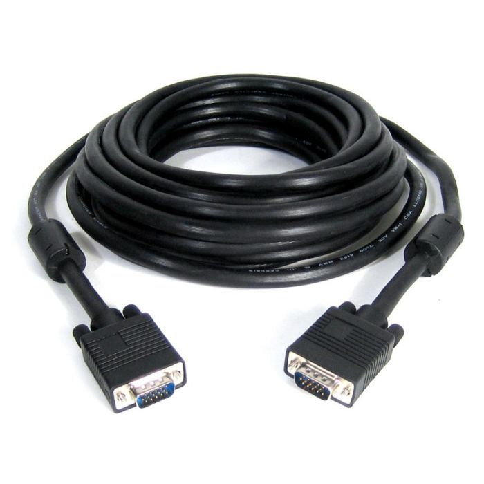 Кабель монитора 5м VGA-VGA Cablexpert (CC-PPVGA-5M-B) с 2-мя ферритами
