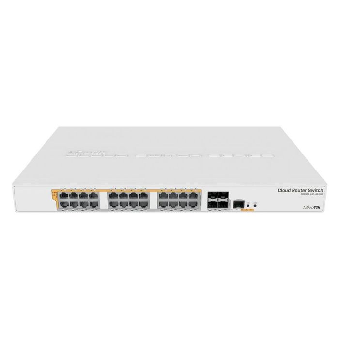 Комутатор керований рівня 3 Mikrotik CRS328-24P-4SRM
