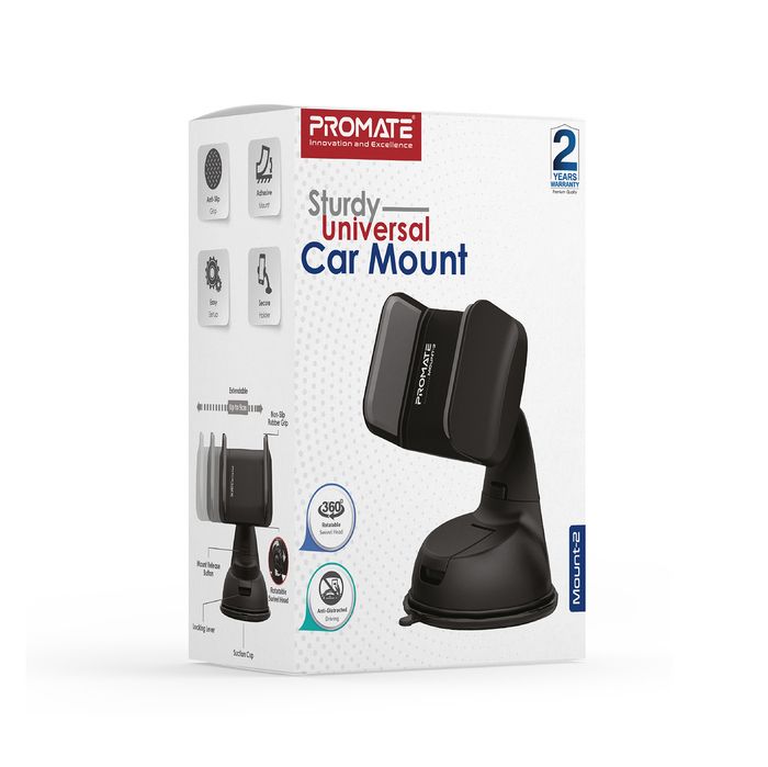 Автомобільний тримач Promate MOUNT-2 BLACK